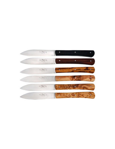 Messerbox 6 Messer Panach&eacute; Coutelier de Thiers Zen Table - 17040 - Khurts.com