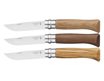 Opinel N&deg;08 Gift Set: Elegance and Precision in Three Woods 2