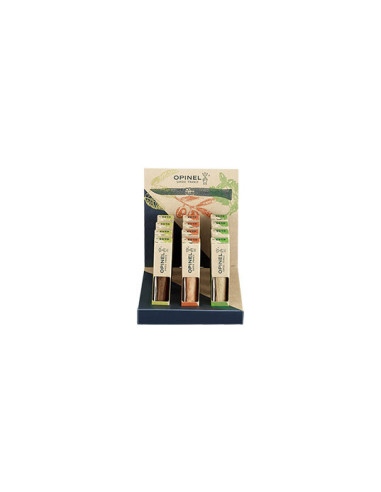 Pr&auml;sentationsbox Opinel N&deg;09 3 Holzarten x 4 - 17181 - Khurts.com