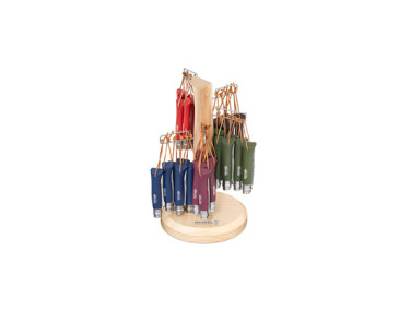 Display 60 Opinel N&deg;08 Knives: Colors and Safety Guaranteed