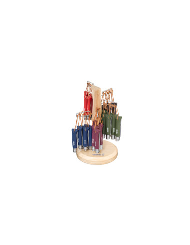 Display 60 Opinel N&deg;08 Knives: Colors and Safety Guaranteed