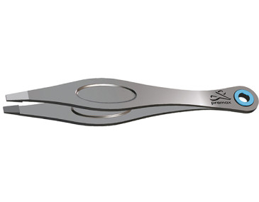Sandierte Pinzette 100 mm gerade Kanten Premax - 17216 - Khurts.com