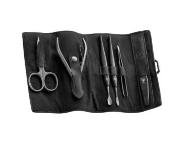Set Manicure Boker : Precisione Inossidabile ed Eleganza in Cuoio