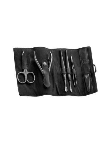 Set Manicure Boker : Precisione Inossidabile ed Eleganza in Cuoio