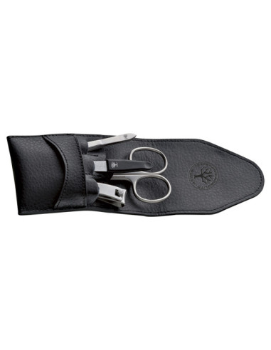 Boker Manicure Set: Stainless Precision and Leather Elegance