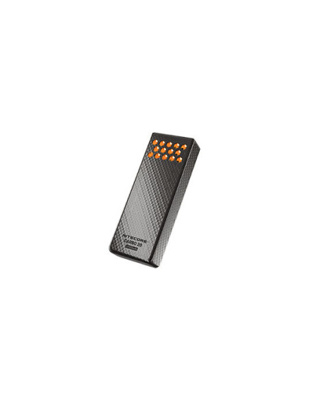 Bater&iacute;a Externa CARBO20 Naranja - Potencia 20 000mAh Impermeable