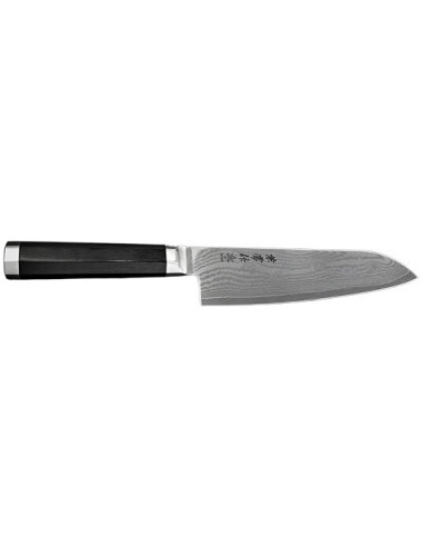 Santoku Kanestune Seki KC233: VG10-Sch&auml;rfe und Damast-Eleganz