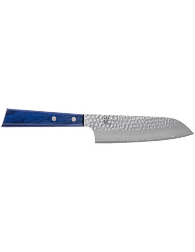Santoku Yaxell Blue Breeze: Precise Edge, Blue Elegance