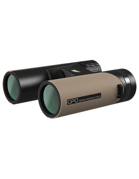 Prism&aacute;ticos GPO Passion ED 8x32 Tan: Visi&oacute;n N&iacute;tida y Compacta