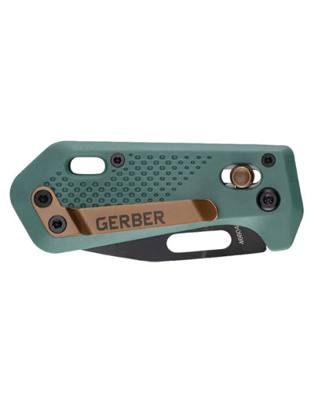 Couteau Pliant Gerber Nectar Vert : Pr&eacute;cision et S&eacute;curit&eacute; Compacte