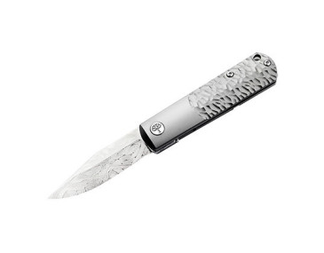Messer Boker Meteorite Damast : Pr&auml;zision und Platin-Eleganz