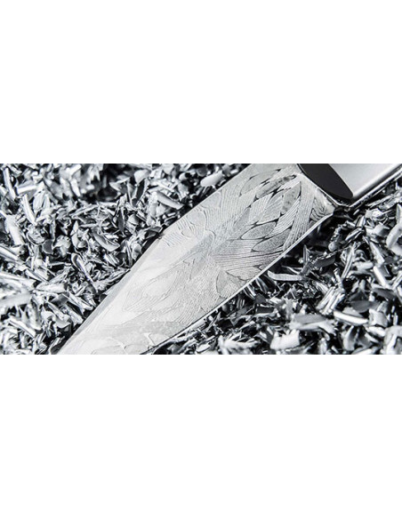 Messer Boker Meteorite Damast : Pr&auml;zision und Platin-Eleganz