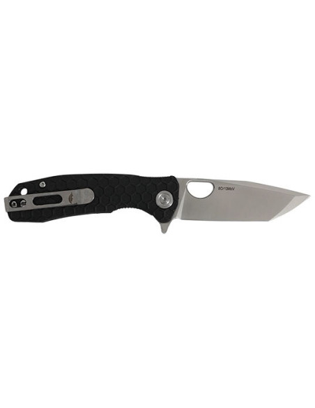 Cuchillo Honey Badger Tanto Negro: Precisi&oacute;n y Seguridad Compacta
