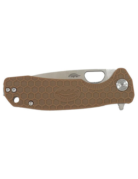 Coltello Honey Badger Tan : Precisione e Comfort al Quotidiano