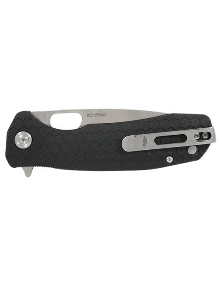 Coltello Pieghevole Honey Badger Nero: Precisione e Durata Garantite