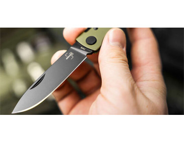 Boker Plus Atlas OD Green Knife: Precision and Elegance 2