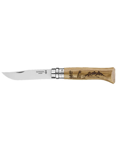 Coltello Opinel N&deg;08 Marmotta : Eleganza e Precisione Senza Pari