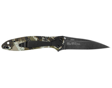 Cuchillo Plegable Kershaw Leek : Elegancia Camuflaje y Seguridad 2