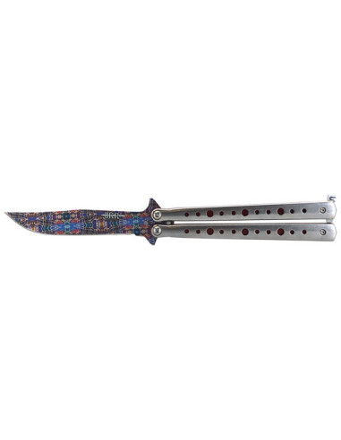 JKR Multicolor Butterfly Knife: Precision and Unique Style