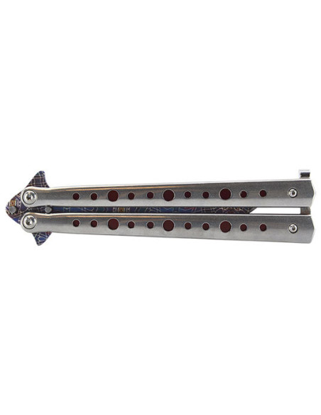 JKR Multicolor Butterfly Knife: Precision and Unique Style