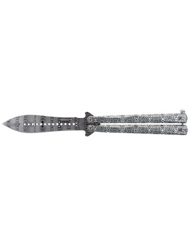 JKR Butterfly Knife: Damascus Elegance, Unmatched Precision