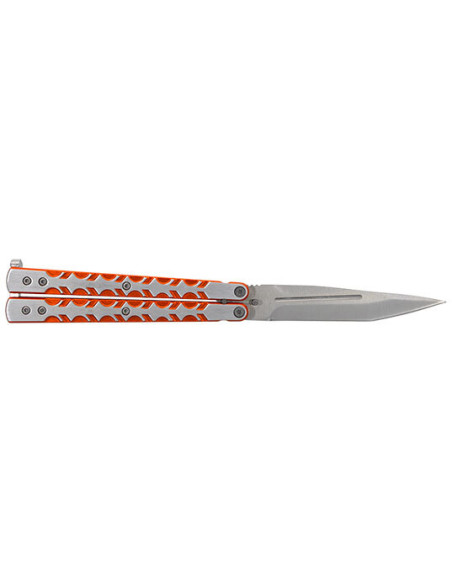 Schmetterlingsmesser JKR Orange : Eleganz und Pr&auml;zision im Alltag
