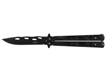 Schmetterlingsmesser JKR Dragon Negro : Un&uuml;bertroffene Eleganz und Pr&auml;zision