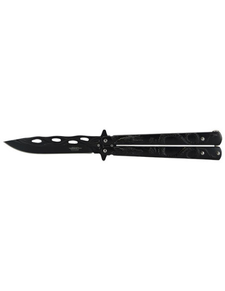 Schmetterlingsmesser JKR Dragon Negro : Un&uuml;bertroffene Eleganz und Pr&auml;zision