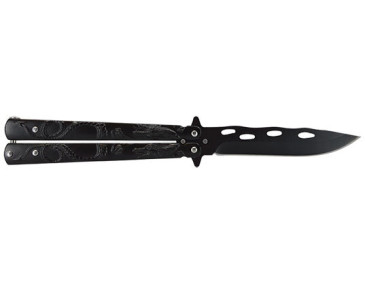 Schmetterlingsmesser JKR Dragon Negro : Un&uuml;bertroffene Eleganz und Pr&auml;zision 2
