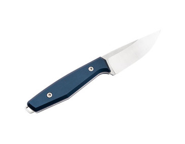 Boker AK1 Droppoint Knife : Precision and Elegance in Blue 2