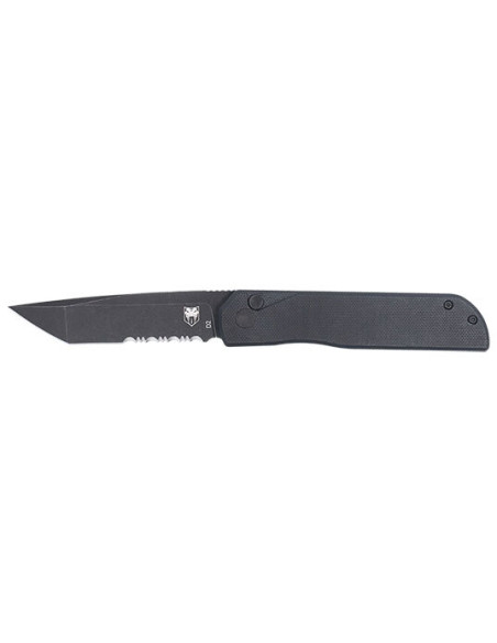 Couteau Pliant Cobratec Tanto Noir : Pr&eacute;cision et Durabilit&eacute;