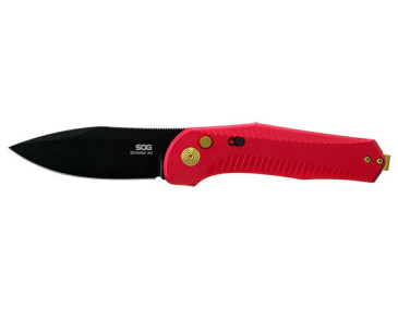 SOG Diverge AU Red Folding Knife: Precision and Elegance