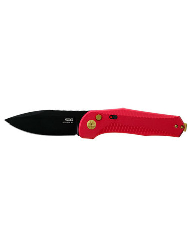 SOG Diverge AU Red Folding Knife: Precision and Elegance
