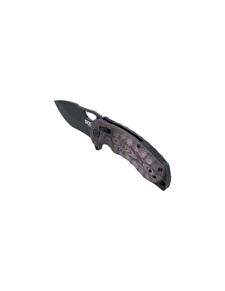 Couteau SOG Kiku XR : Pr&eacute;cision et &Eacute;l&eacute;gance en Carbone