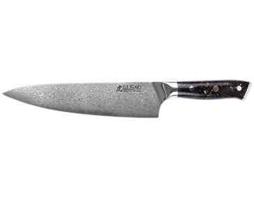 Sakin Damascus 10Cr Chef's Knife: Precision and Unique Elegance