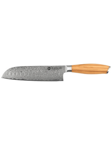 Santoku Hakami Tsubaki : Pr&auml;zision und Eleganz mit Damaszenerklinge