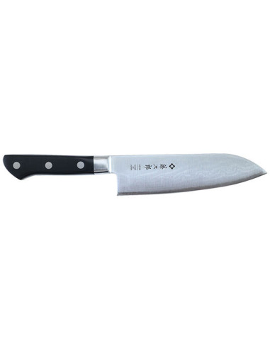 Santoku Tojiro Classic : Pr&auml;zision und Eleganz mit Damastklinge