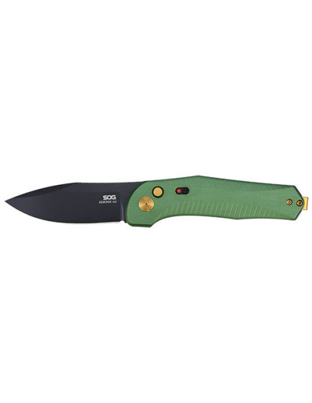 SOG Diverge AU - Green Folding Knife: Precision and Robustness