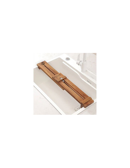 Soporte Hakami en acacia: estabilidad y elegancia para el afilado