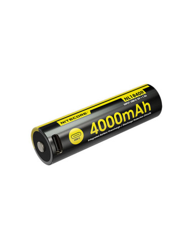 Bater&iacute;a Nitecore 18650 4000mAh: Potencia Duradera y Ecol&oacute;gica