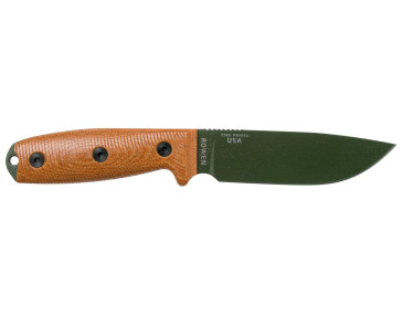 ESEE-4 green blade brown micarta &ndash; lifetime guaranteed survival knife 2