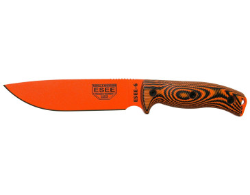 ESEE-6 orange blade: maximum visibility in the field