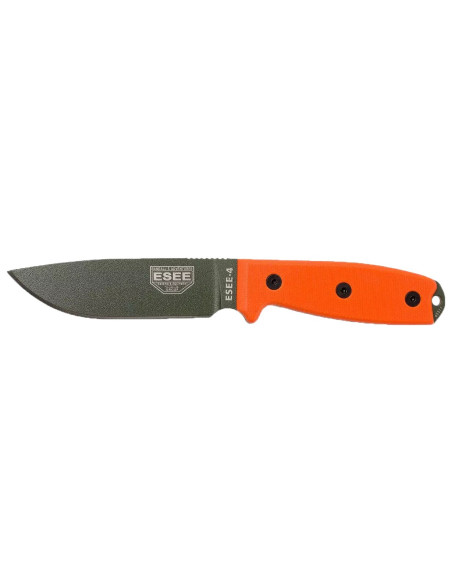 ESEE-4 green blade &ndash; 1095 carbon steel fixed blade knife