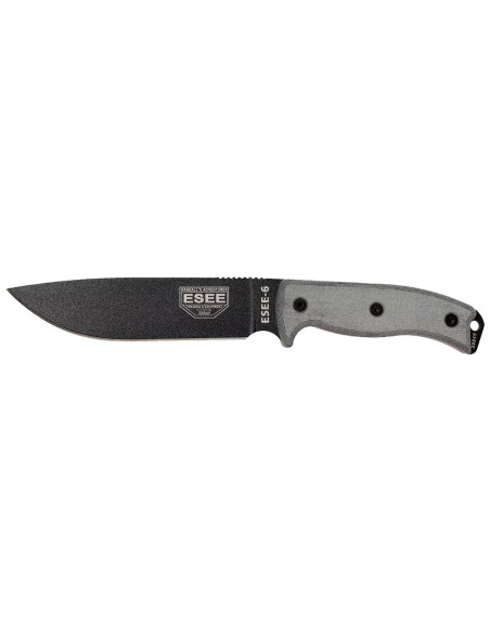ESEE-6 black blade &ndash; discreet full tang survival knife
