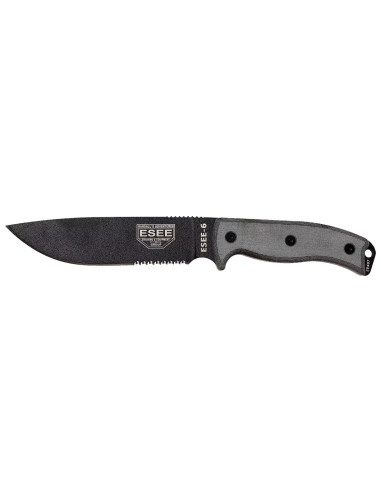 ESEE-6 black blade &ndash; American survival knife with sheath