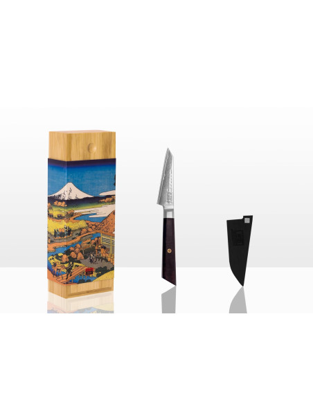 Kotai Bunka Damascus Utility Knife &ndash; Japanese Precision
