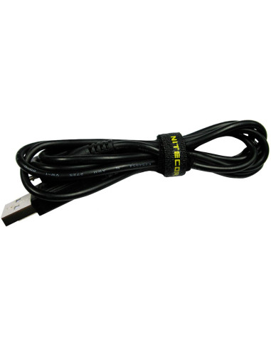 Cable Micro USB Nitecore para linternas y cargadores t&aacute;cticos
