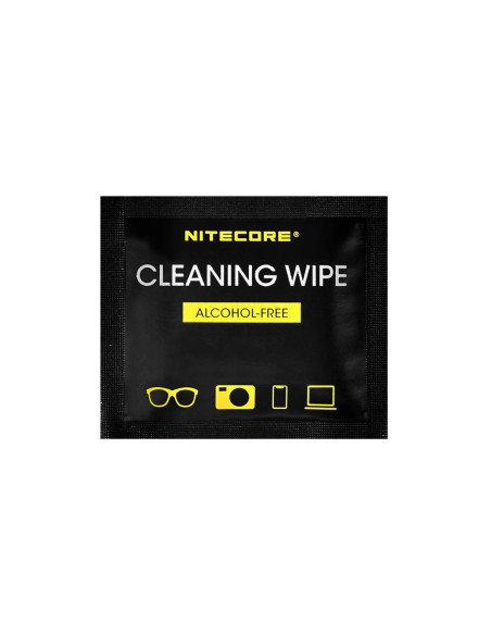 Lingettes nettoyantes Nitecore &ndash; Bo&icirc;te de 60 pi&egrave;ces