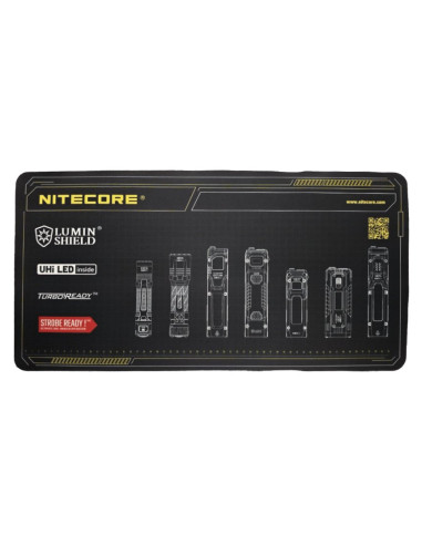 Alfombrilla de rat&oacute;n EDC Nitecore, compacta y duradera