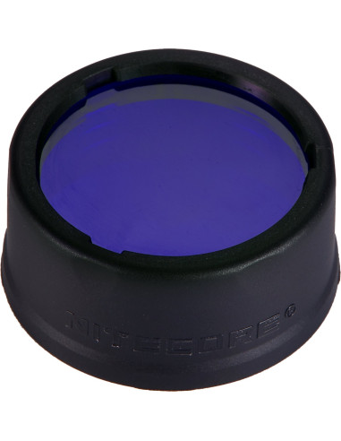 Blauer Filter 26mm Nitecore f&uuml;r taktische Taschenlampe